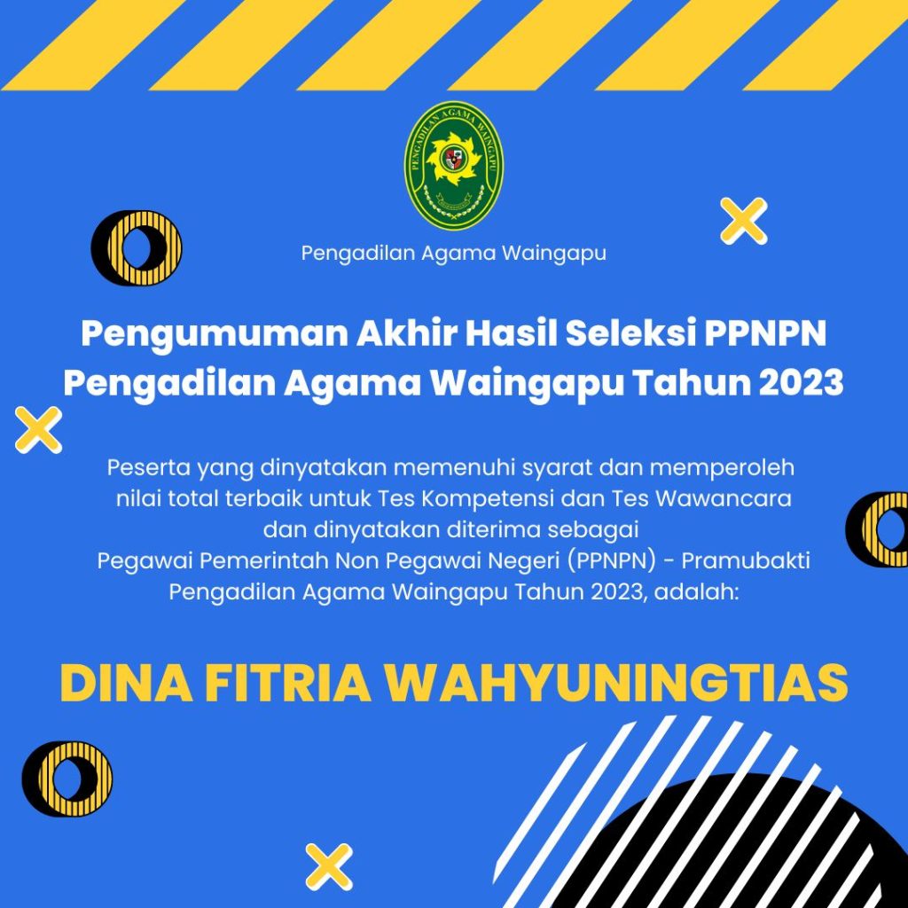 Pengumuman PPNPN 2023