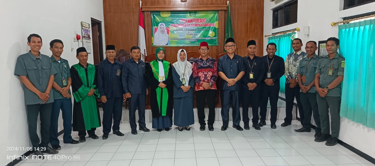 20241105 Ketua Hadiri Pelantikan Panitera PA Waikabubak 01