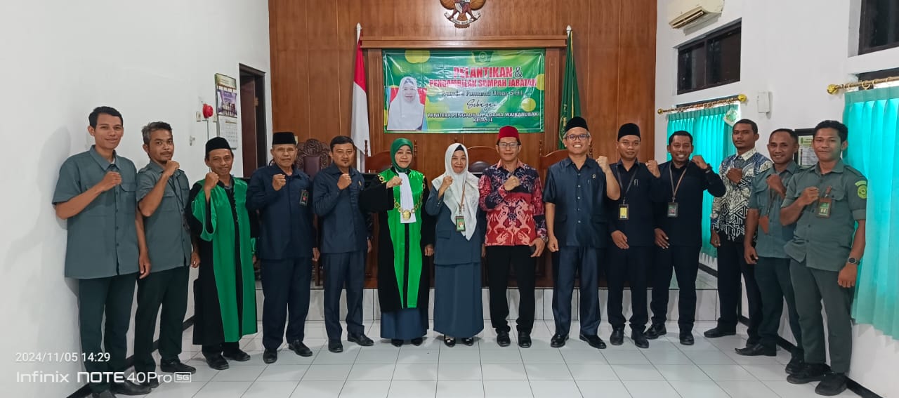 20241105 Ketua Hadiri Pelantikan Panitera PA Waikabubak 02